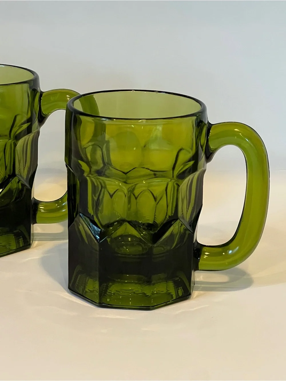 2 Anchor Hocking Georgian mugs